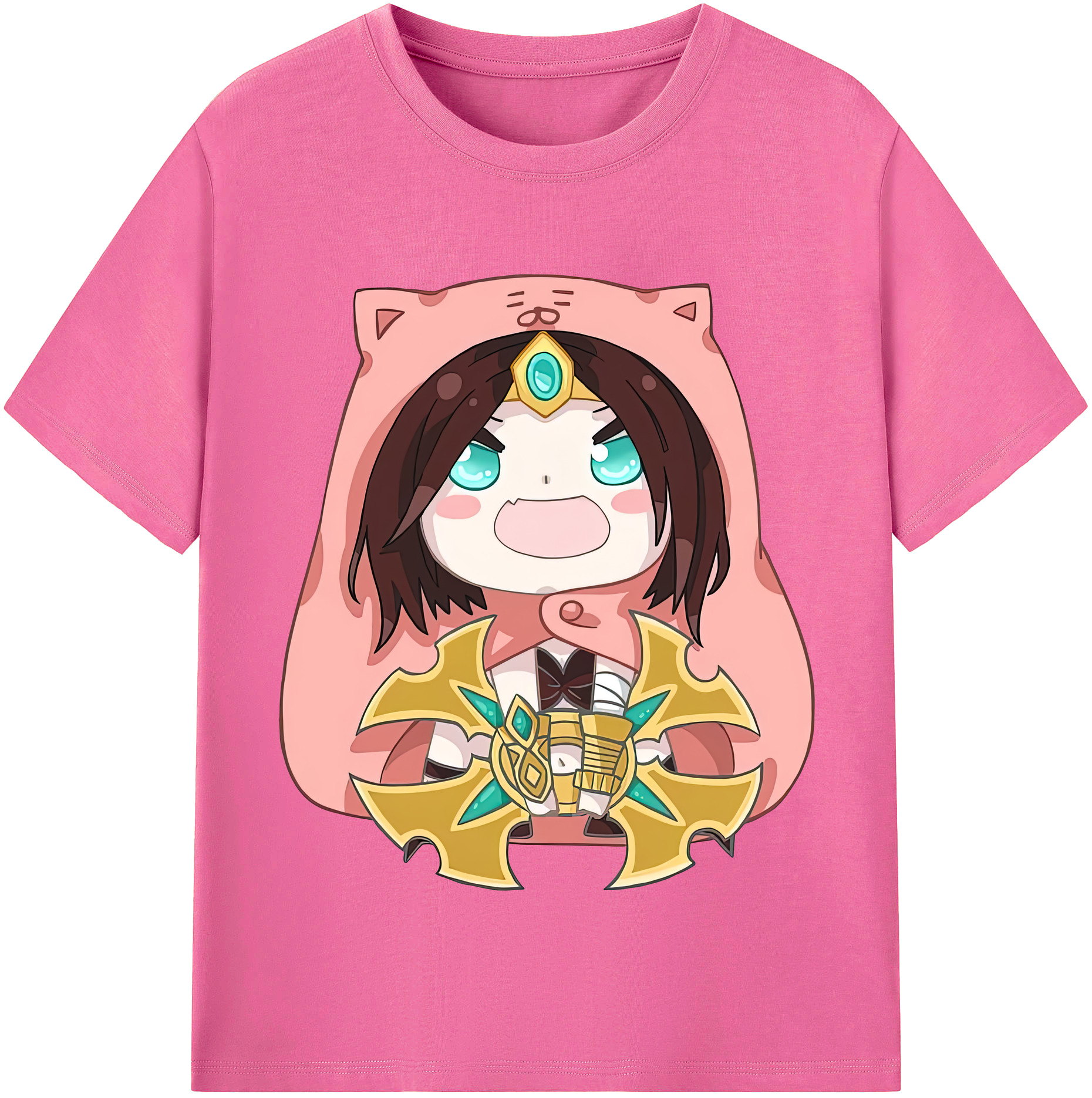 （画像用） リーグ・オブ・レジェンド League of Legends LOL レディースカジュアルプリントTシャツ（綿100％）